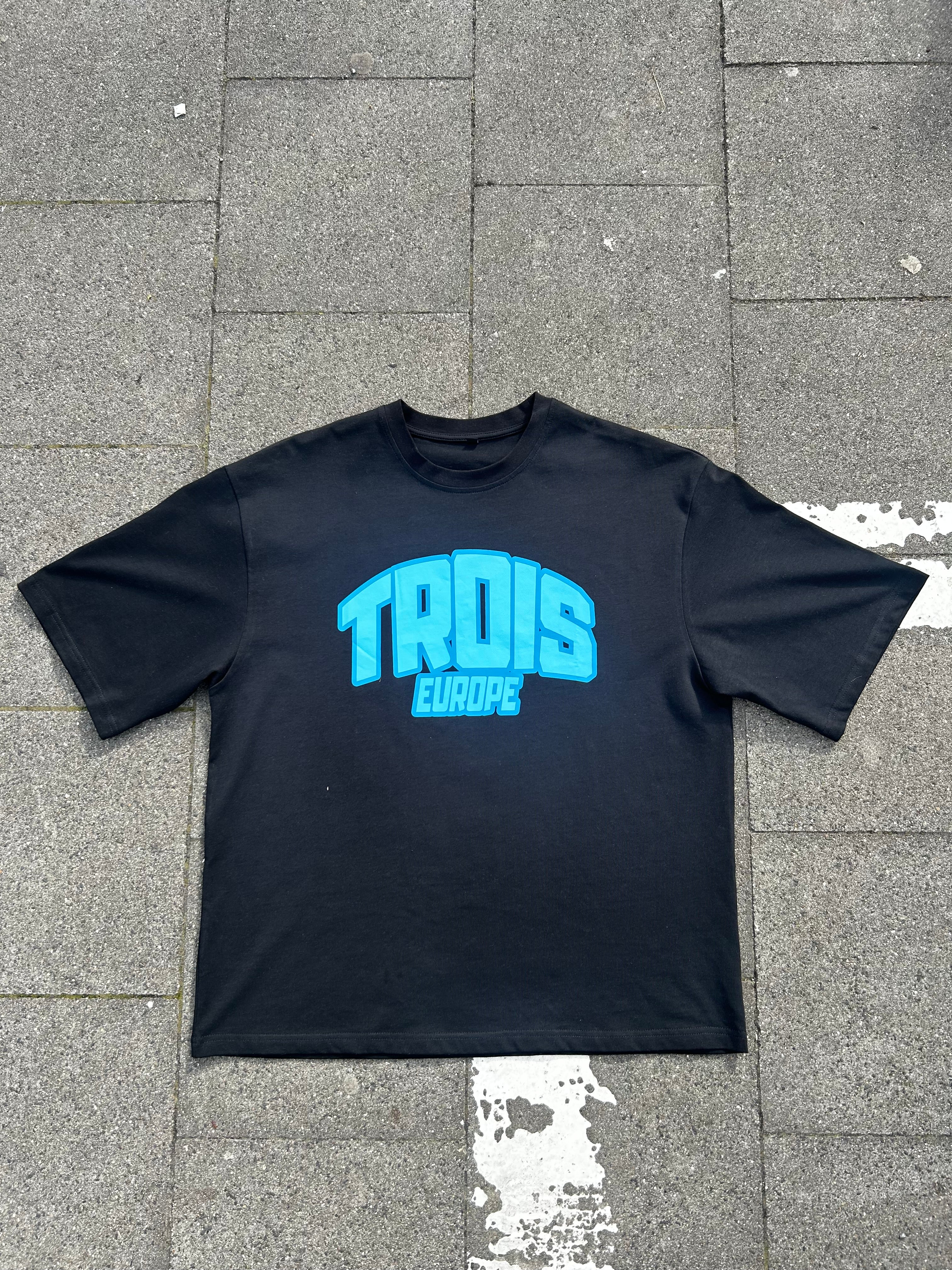 TROIS LOGO T-SHIRT BLUE